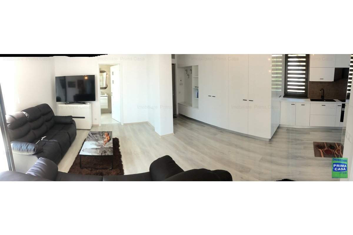  Apartament de LUX, 2 camere finisat nou, mobilat si utilat 650E/luna