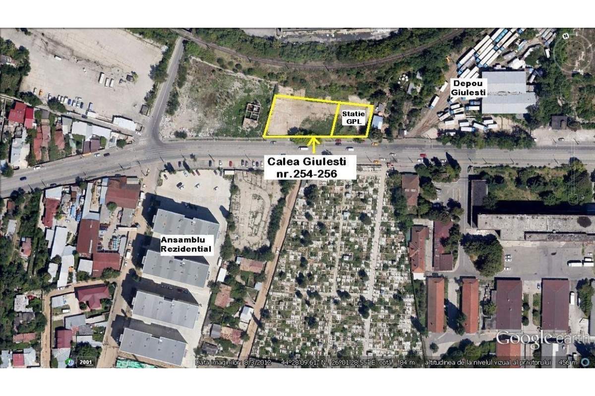 Calea Giulesti-platforma betonata de inchiriat