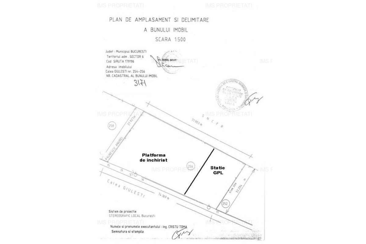 Calea Giulesti-platforma betonata de inchiriat