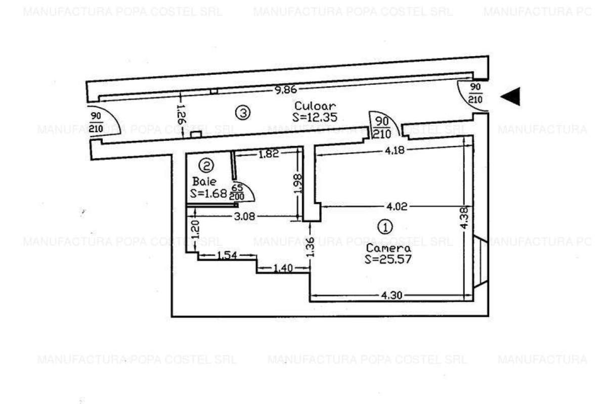  Carol- spatiu demisol ideal birou/comercial/locuit, stradal, reclama