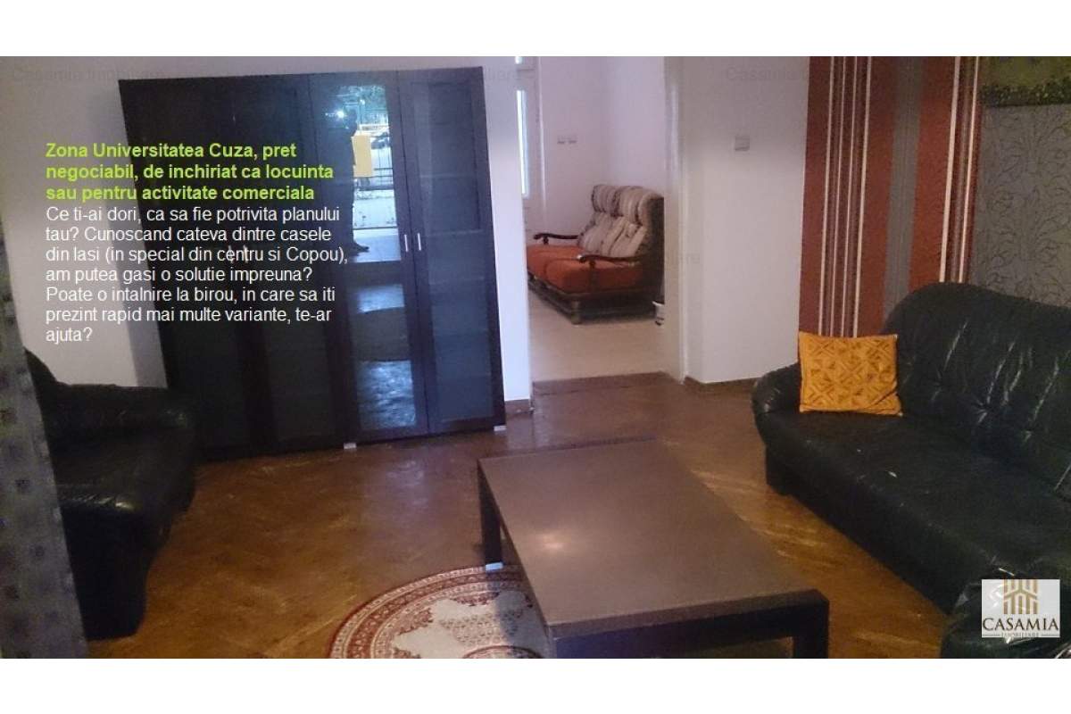  Casa, 3 camere, Copou (zona Sararie, Super Copou), inchiriere, cod232a