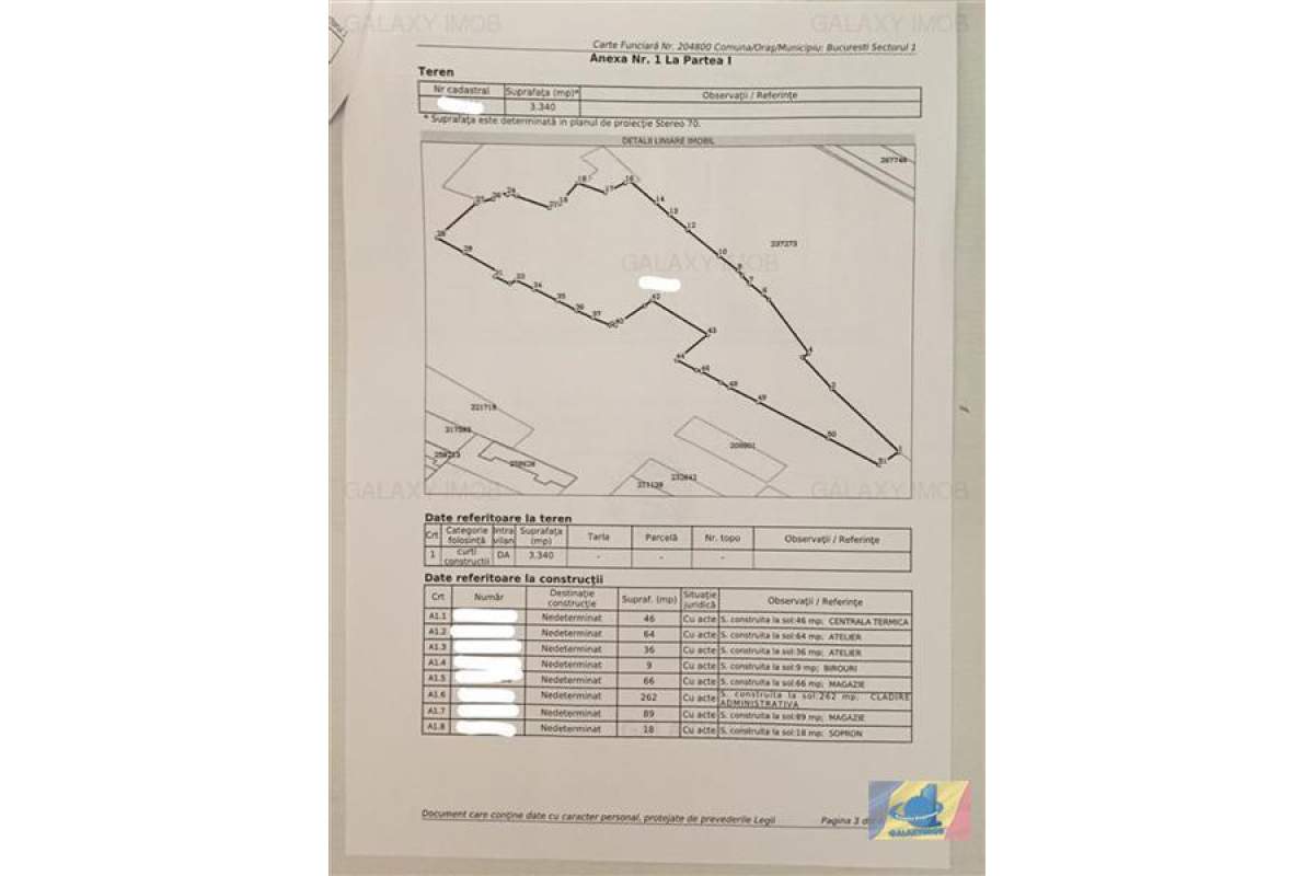  Inchiriere teren 3340 mp Giulesti Sector 1